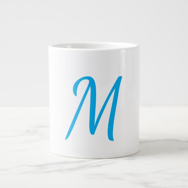 Minimalistisk Elegant Klassisk Professionell Monog Jumbo Mugg (Framsidan)