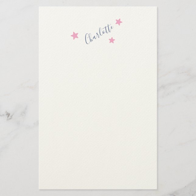 Minimalistisk Elegant Klassisk Professionell Namn Brevpapper (Framsida)