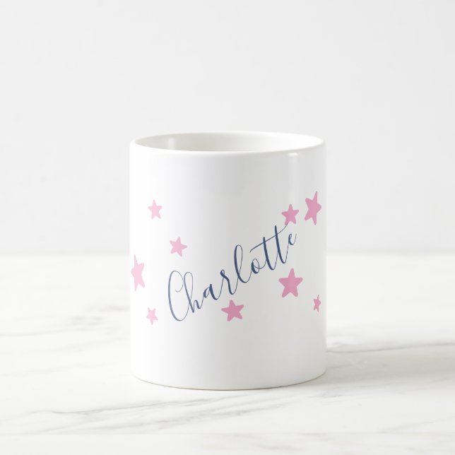 Minimalistisk Elegant Klassisk Professionell Namn Kaffemugg (Center)