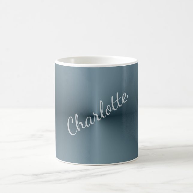 Minimalistisk Elegant Klassisk Professionell Namn Kaffemugg (Center)