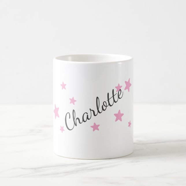 Minimalistisk Elegant Klassisk Professionell Namn Kaffemugg (Center)