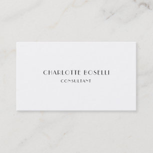 Minimalistisk Elegant, klassisk Vintage, parisisk Visitkort
