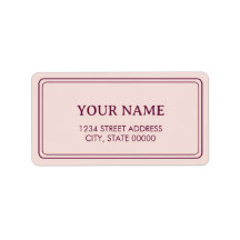 Minimalistisk Elegant Ljust Rosa Rosa