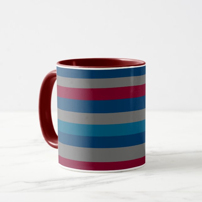 Minimalistisk Elegant Modern konst Mugg (Framsida vänster)