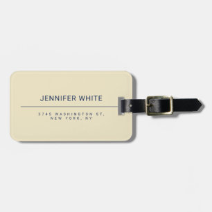 Minimalistisk Elegant Modern Plain Bagagebricka