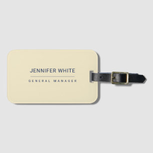 Minimalistisk Elegant Modern Plain Bagagebricka