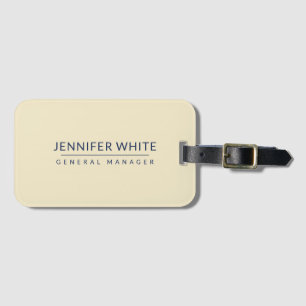 Minimalistisk Elegant Modern Plain Bagagebricka
