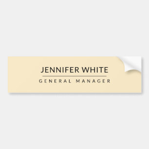 Minimalistisk Elegant Modern Plain Bildekal