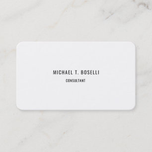 Minimalistisk Elegant Modern Professionell enkel Visitkort