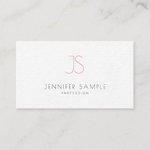 Minimalistisk Elegant, monogram Professionell Luxu Visitkort