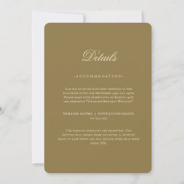Minimalistisk Elegant Neutral Informationskort Inbjudningar