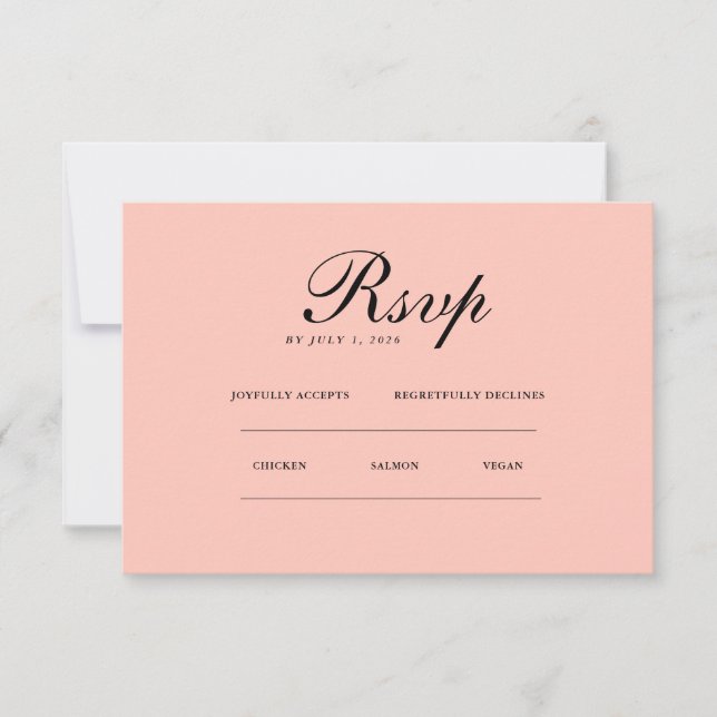 Minimalistisk Elegant | OSA och QR-webbplats (Framsida)