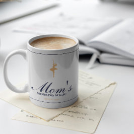 Minimalistisk elegant personlig julmugg kaffemugg