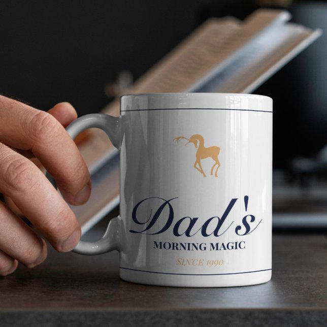 Minimalistisk elegant personlig julmugg kaffemugg (Skapare uppladdad)