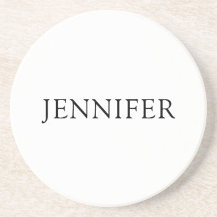 Minimalistisk Elegant Professionell Namndesign Underlägg