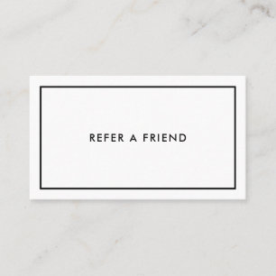 Minimalistisk Elegant Rabattkort