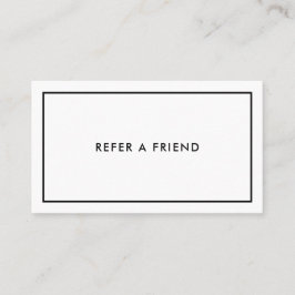 Minimalistisk Elegant Rabattkort