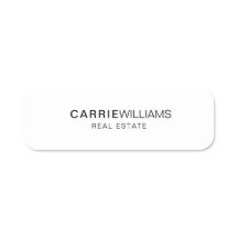 Minimalistisk Elegant Realtor Realtor Gods enkel