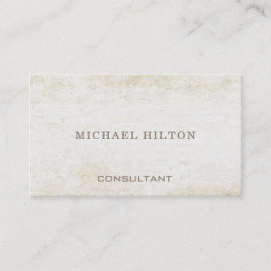 Minimalistisk elegant - ren borstad sten visitkort