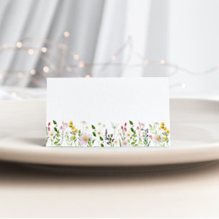 Minimalistisk elegant-snäckor bröllop placeringskort