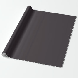 Minimalistisk Elegant Solid Järn Grått Plain Presentpapper