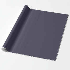 Minimalistisk Elegant Solid Slate Grått Plain Presentpapper