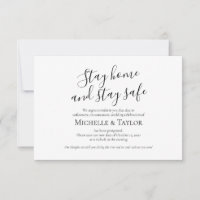 Minimalistisk elegant - stanna hemma och håll säke