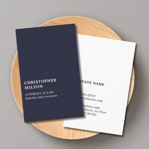 Minimalistisk Elegant Struktur Blue Consultant Visitkort