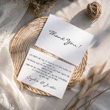 Minimalistisk Elegant Svart & Vitt Bröllop