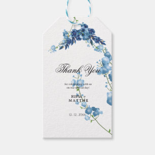 Minimalistisk Elegant Tacksamhetspresent Presentetikett