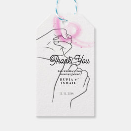 Minimalistisk   Elegant Tacksamt Gåvobevis Presentetikett