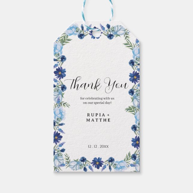 Minimalistisk   Elegant Tacksktgåva Presentetikett (Framsidan)