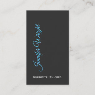 Minimalistisk elegant, unik modern grått-slam visitkort