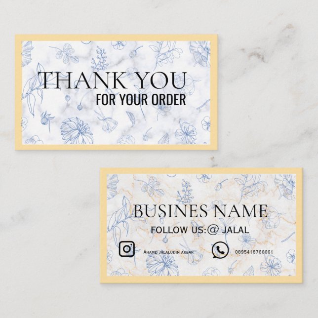 Minimalistisk Elegant Warm Beige Bold Black Modern Visitkort (Fram/baksida)