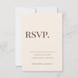 Minimalistisk Elfenbens Choklad Brun Svar