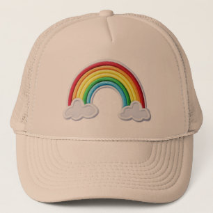 Minimalistisk Embroized Rainbow Dreams Truckerkeps