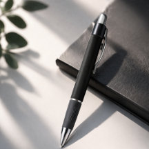 Minimalistisk enfärgade penna - Svart