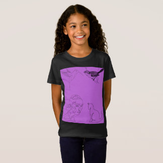 Minimalistisk enkel ansiktsritning modern estetik t shirt