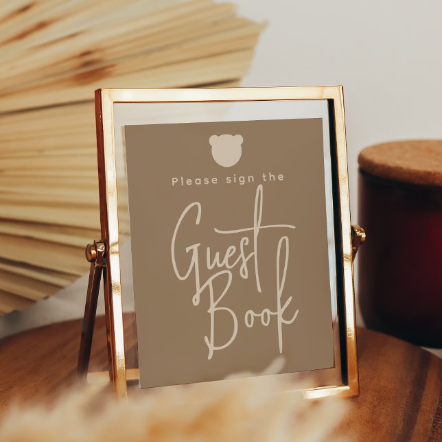 Minimalistisk enkel babystövel Bok Poster (Skapare uppladdad)
