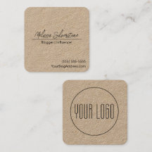 Minimalistisk enkel Bloggare Influencer