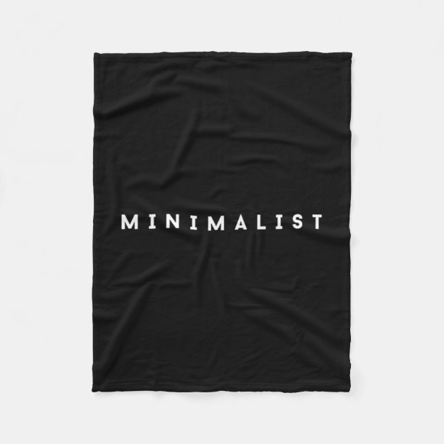 Minimalistisk enkel estetisk design fleecefilt (Framsidan)