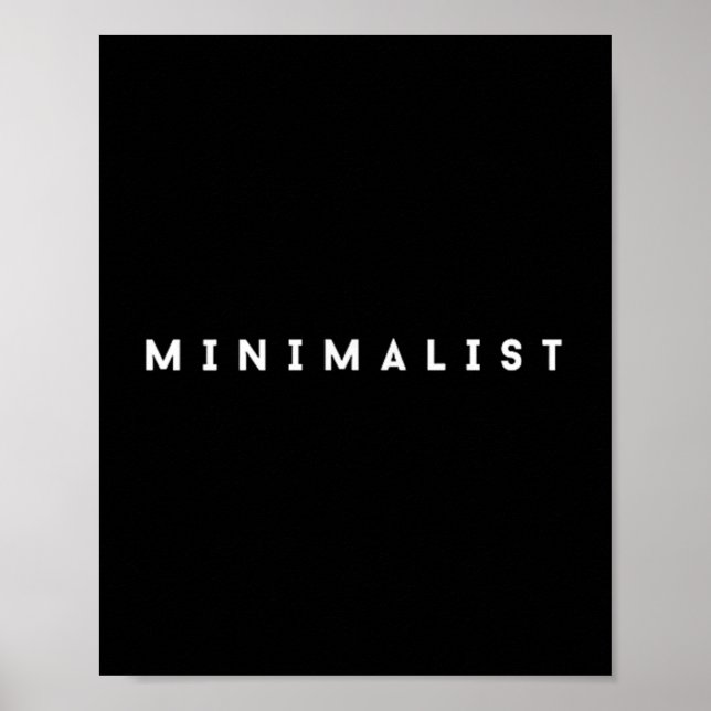Minimalistisk enkel estetisk design poster (Framsidan)