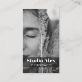 Minimalistisk enkel fotografi | Fullt Photo Visitkort