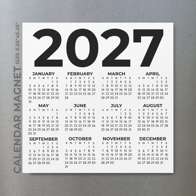 Minimalistisk Enkel Grundläggande 2027 Magnetisk K (Skapare uppladdad)