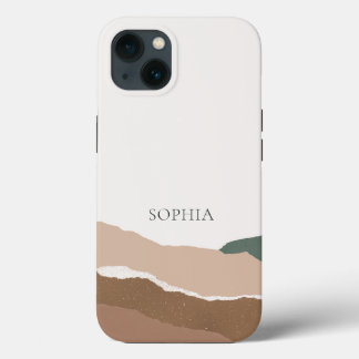 Minimalistisk enkel landskapsträda Kant iphone cas