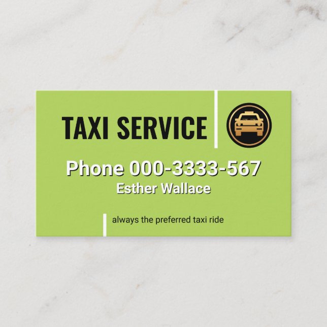 Minimalistisk enkel Lodrät som kör Linjer Visitkort (Framsida)