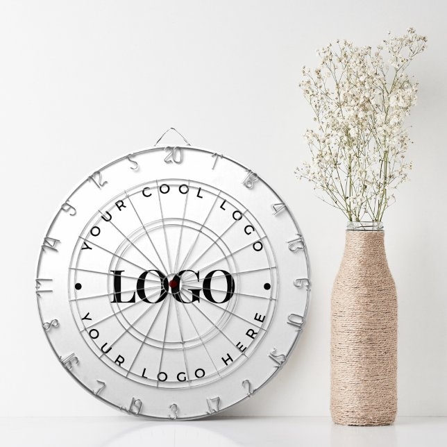 Minimalistisk enkel Logotyp i rundcirkel för anpas Darttavla (Skapare uppladdad)