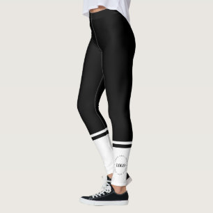 Minimalistisk enkel Logotyp i rundcirkel för anpas Leggings