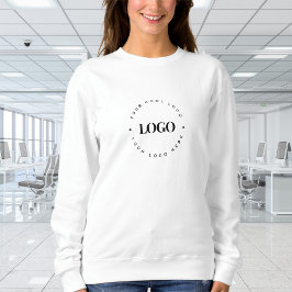 Minimalistisk enkel Logotyp i rundcirkel för anpas T Shirt