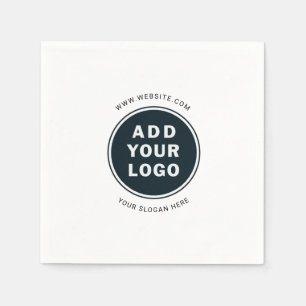 Minimalistisk enkel Logotyp Papper Pappersservett